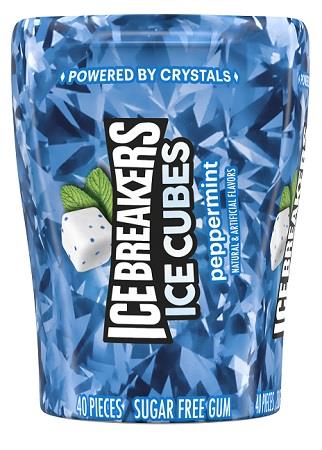 ICE BREAKERS ICE CUBES BTL PEPPERMINT(3.24OZ/40PC)