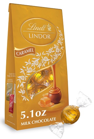 LINDOR 5.1OZ BAG CARAMEL          15% OFF PROMO**AVAILABLE BY SPECIAL ORDER AND EMAIL ONLY, ALLOW 21 DAYS LEADTIME**
