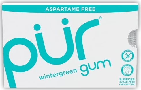 PUR GUM WINTERGREEN 12CT(9 PIECE)
