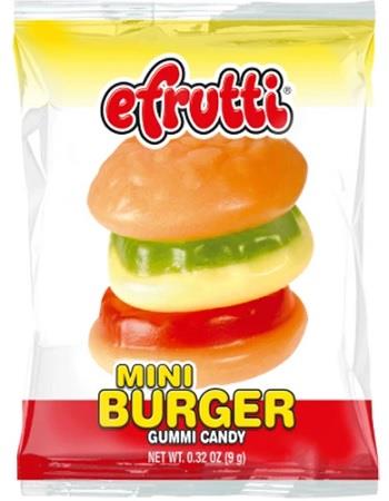 E.FRUTTI *BULK MINI BURGER GUMMY .32OZ2LB/101CT