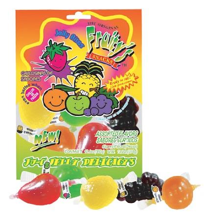 DIN DON FRUITY'S JU-C JELLY BITES 30/13OZ (9PC)