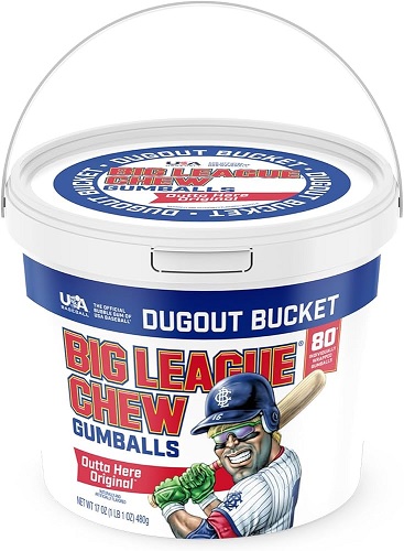 BIG LEAGUE CHEW GUMBALLS ORIGINAL BUCKET $.15