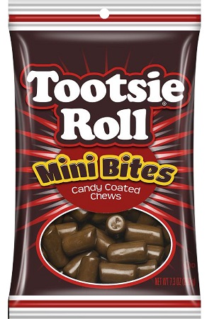 TOOTSIE ROLL MINI BITES 7.3OZ PEG BAG