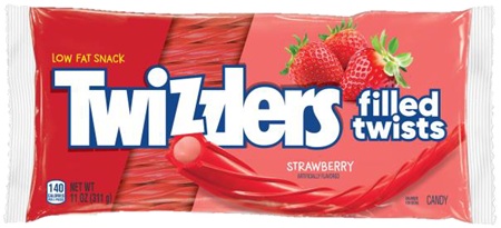 TWIZZLERS FILLED TWISTS STRAWBERRY 11OZ BAG** AVAILABLE 2/19/2027**