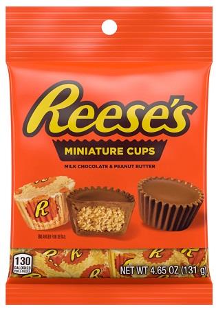 REESE'S MINIS 4.65OZ PEG BAG