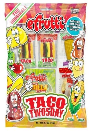 E.FRUTTI TACO TWOSDAY GUMMY PEG (2.7OZ)