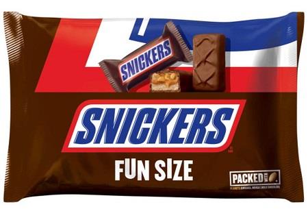 SNICKERS FUN SIZE 10.59OZ**AVAILABLE BY SPECIAL ORDER AND EMAIL ONLY, ALLOW 14 DAYS LEADTIME**