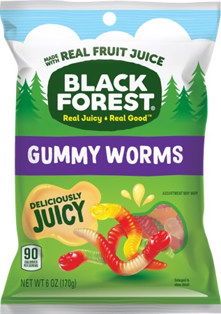 BLACK FOREST GUMMY WORMS 6OZ