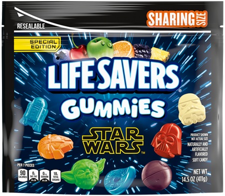LIFESAVERS GUMMIES POUCH STAR WARS 14.5OZ**LIMITED EDITION AVAILABLE -11/2026 - PREBOOK AVAILABLE**