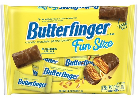 FUN SIZE BUTTERFINGER -10.2OZ**AVAILABLE BY SPECIAL ORDER AND EMAIL ONLY, ALLOW 14 DAYS LEADTIME