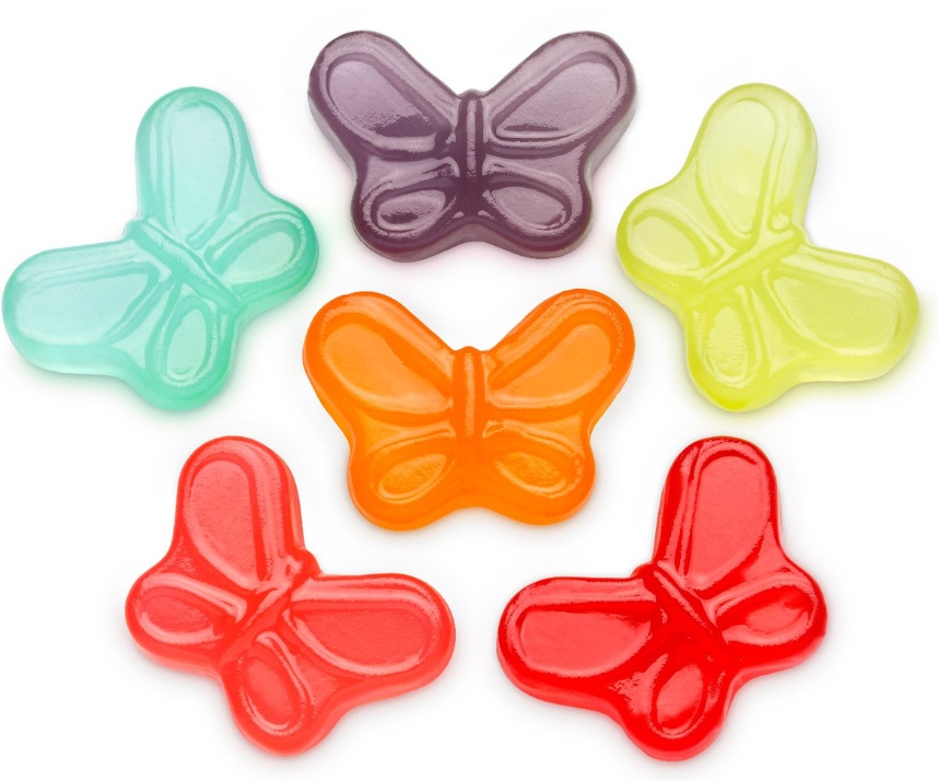 ALBANESE BULK MINI GUMMI BUTTERFLIES (5LBS)**AVAILABLE BY SPECIAL ORDER AND EMAIL ONLY, ALLOW 14 DAYS LEADTIME**