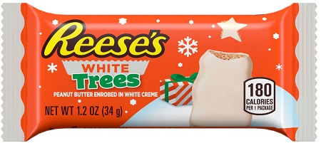REESE'S TREES WHITE CHOC. 1.2OZ 6/24CT**LIMITED EDITION - PREBOOK  BY AUGUST**