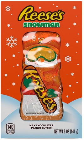 REESE'S PEANUT BUTTER SNOWMAN 5OZ 6CT**LIMITED EDITION - PREBOOK  BY AUGUST**
