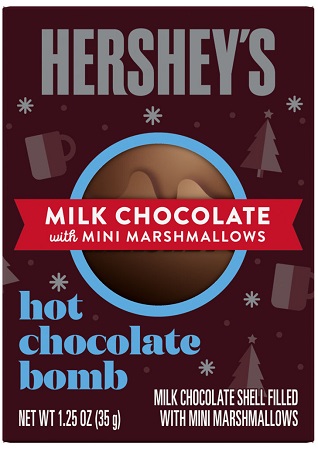 HERSHEY'S HOT CHOCOLATE BOMB 1.25OZ 12CT**LIMITED EDITION - PREBOOK  BY AUGUST**