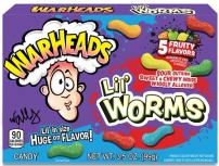 WARHEADS LIL' WORMS BOX 3.5OZ