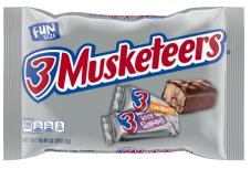 FUN SIZE 3 MUSKETEERS 10.48OZ**AVAILABLE BY SPECIAL ORDER AND EMAIL ONLY, ALLOW 21 DAYS LEADTIME
