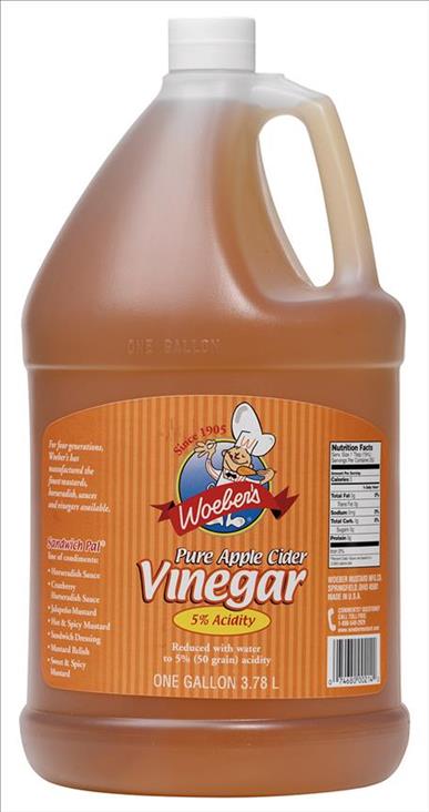 VINEGAR CIDER WOEBER'S6/1GAL