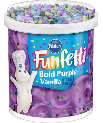 PB FROSTING BOLD PURPLE FUNFETTI**AVAILABLE BY SPECIAL ORDER ONLY, ALLOW 21 DAYS LEADTIME**