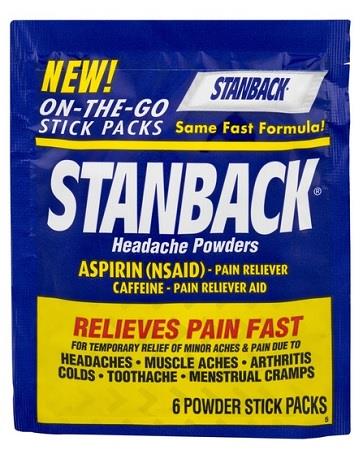 STANBACK 6PK POWDER 12CT