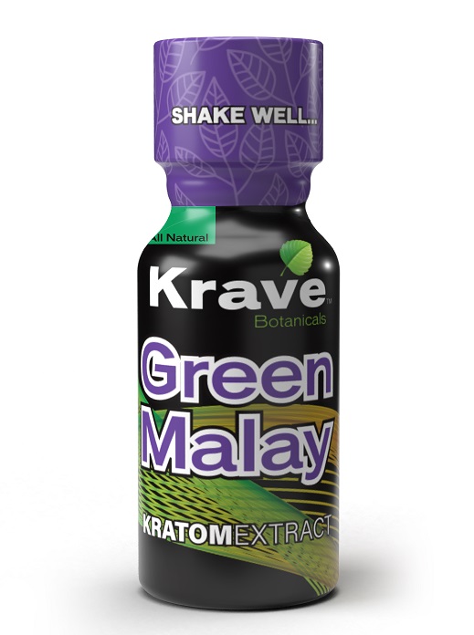 KRAVE EXTRACT SHOT - GREEN MALAY**SPECIAL ORDER ITEM -- 7-14 DAY LEAD TIME -- NO RETURNS/EXCHANGES**