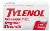J&J TYLENOL REG.STRENGTH 100CT**AVAILABLE BY SPECIAL ORDER AND EMAIL ONLY, ALLOW 21 DAYS LEADTIME**