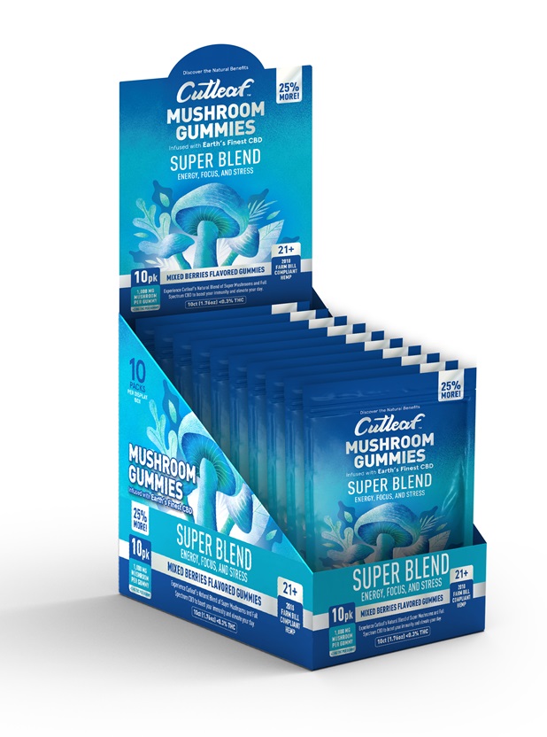 CUTLEAF MUSHROOM GUMMIES SUPER BLEND