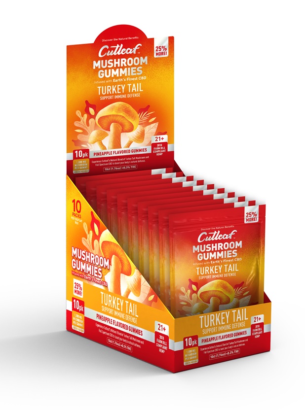 CUTLEAF MUSHROOM GUMMIES TURKEY TAIL