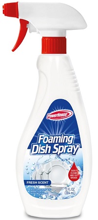 POWERHOUSE FOAMING DISH SPRAY 13OZ