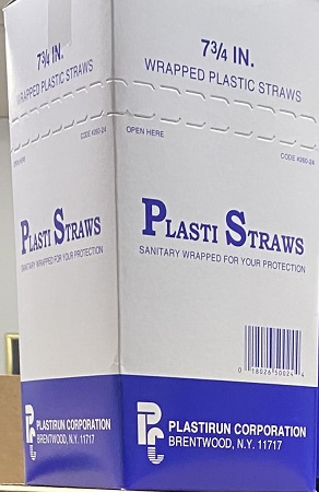 STRAWS WRAPPED  7 3/4
