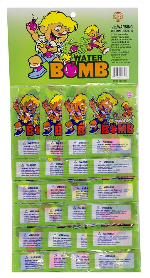 BALLOON WATER BOMB 24CT