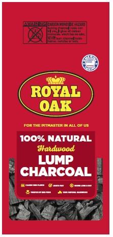 CHARCOAL ROYAL OAK LUMP 8LB
