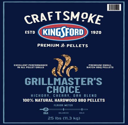 CHARCOAL KINGSFORD PELLETS GRILLMASTER 25LB