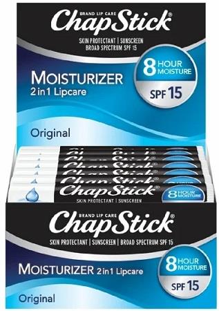 CHAPSTICK REFILL MOISTURIZER 12CT