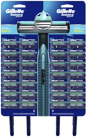 GILLETTE SENSOR 2 PLUS SINGLES TEAR-OFF 28CT