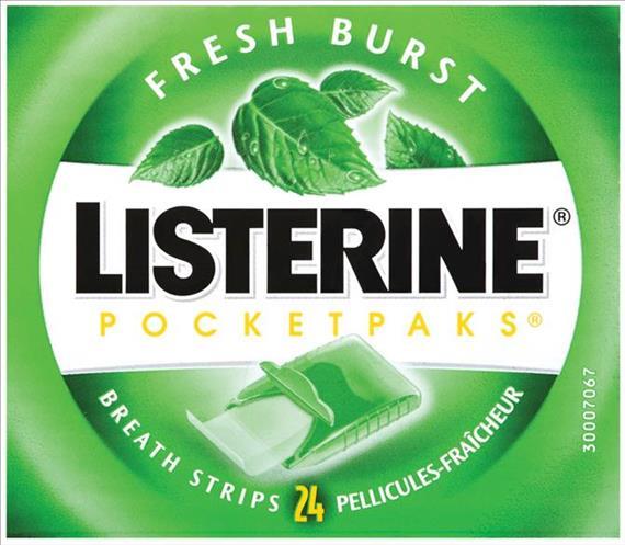LISTERINE FRESH BURST STRIP (24 STRIPS)