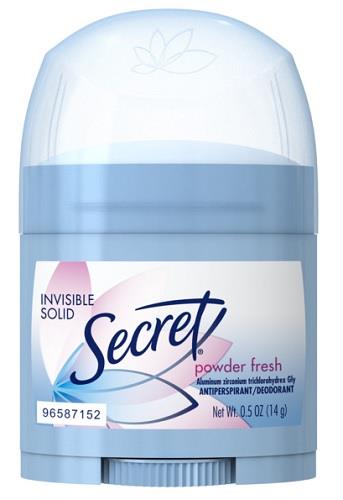 SECRET DEODORANT POWDER/REG 24CT .5OZ