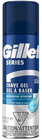 GILLETTE SHAVE GEL 7OZ MOISTURIZE**AVAILABLE BY SPECIAL ORDER AND EMAIL ONLY, ALLOW 21 DAYS LEADTIME**