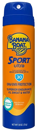 BANANA BOAT SPORT SPRAY SUNSCREENSPF 30 1.8OZ