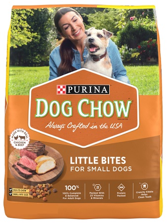 PURINA DOG CHOW LITTLE BITES CHICKEN 4/3.2LB*AVAILABLE 1/26/2026*