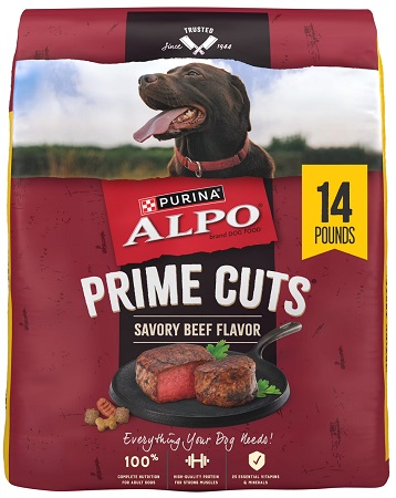 ALPO DOG FOOD BAGS PRIME CUTS 14LB