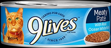 9 LIVES CAN 5.5OZ OCEAN WHITEFISH(EASY OPEN CAN)