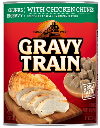 GRAVY TRAIN CAN CHUNKS CHICKEN & GRAVY