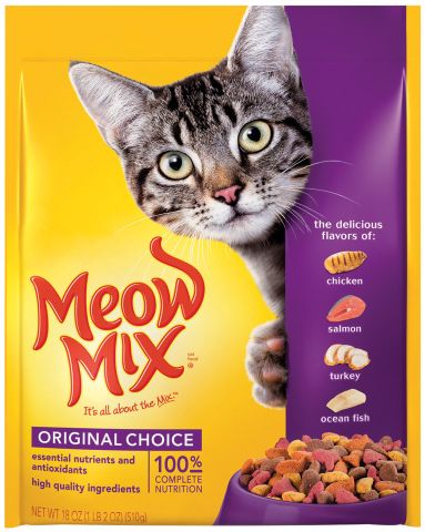 MEOW MIX ORIGINAL BAG 18OZ