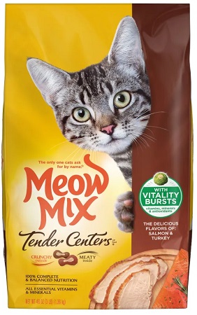 MEOW MIX TENDER CENTERS SALMON & TURKEY 3LB*$3.00 OFF PER CASE*