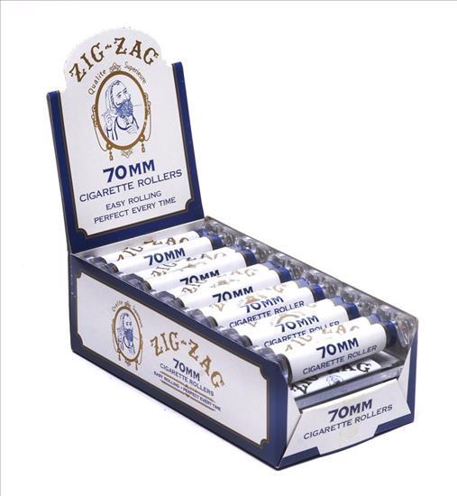 ZIG ZAG ROLLER MACHINE70MM WHITE