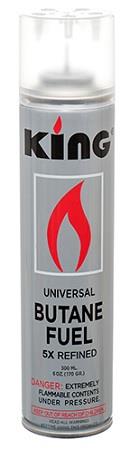 KING BUTANE FUEL 5X 6OZ