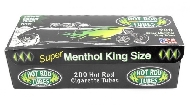 HOT ROD TUBES KING SUPER MENTHOL