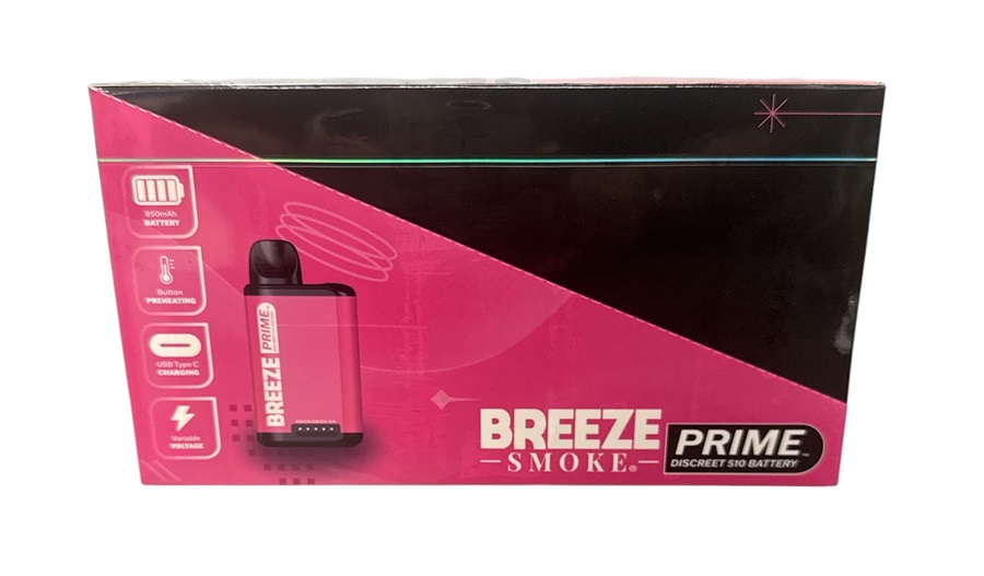BREEZE PRIME DISCREET - ROSE PINK**BATTERY FOR CARTRIDGES**