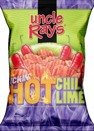 UNCLE RAY'S 3OZ KICKIN HOT CHILE LIME CHIP$2.29 PRE-PRICE