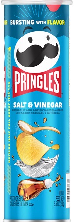 PRINGLES SALT & VINEGAR 5.57OZ